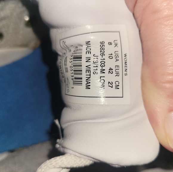 K-Swiss Classic VN Sneaker Leather Court Tennis Shoes Size 10 - Picture 8 of 16